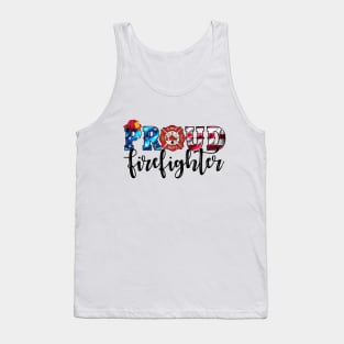 Proud firefighter Tank Top